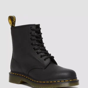 1460 Greasy Leather Lace Up Boots