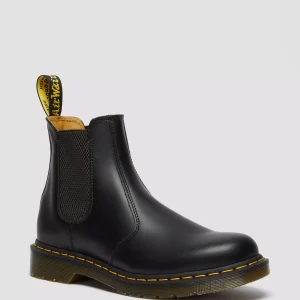 2976 Yellow Stitch Smooth Leather Chelsea Boots