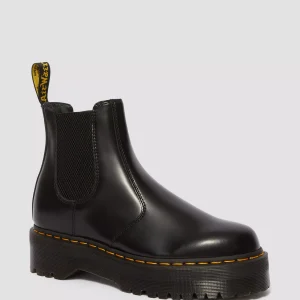 2976 Smooth Leather Platform Chelsea Boots