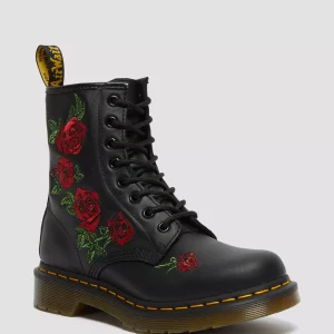 1460 Vonda Floral Leather Lace Up Boots