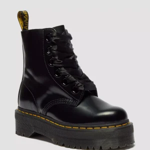 MOLLY Women's Leather Platform Boots