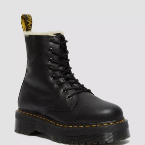 Jadon Faux Fur Lined Leather Platform Boots
