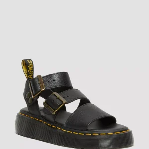 Gryphon Pisa Leather Platform Sandals