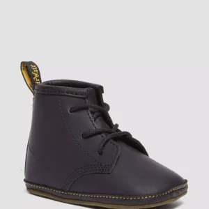 Newborn 1460 Auburn Leather Booties