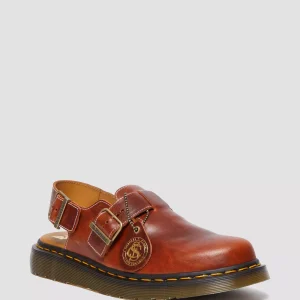 JORGE Made in England Classic Leather Slingback Mules