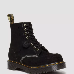 1460 Made in England Emboss Suede Lace Up Boots