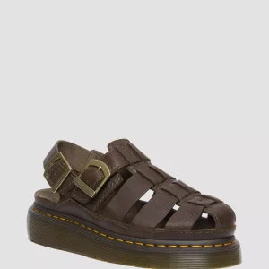 Wrenlie Grizzly Leather Fisherman Sandals
