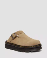 Zebzag Suede Slingback Platform Mules
