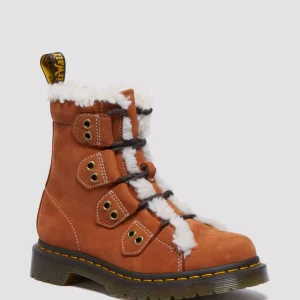 Women's 1460 Lace to Toe Fur Lined Buttersoft Lace Up Boots