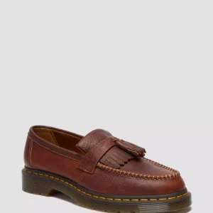 Adrian Yellow Stitch Ambassador Leather Loafers