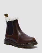 2976 Women's Faux Fur Lined Chelsea Boots