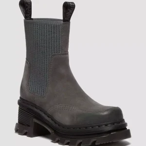 Corran Chelsea Waxy Suede Heeled Boots