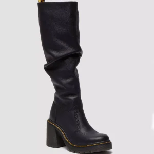 Kasey Virginia Leather Tall Heeled Boots