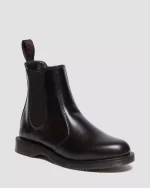 FLORA Smooth Leather Chelsea Boots