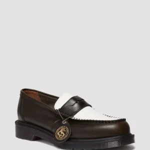Penton Made In England Two-Tone Leather Loafers