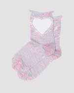 Heart Sock Cotton Blend Socks
