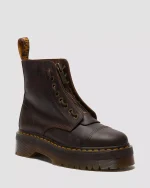 Sinclair Crazy Horse Leather Platform Boots