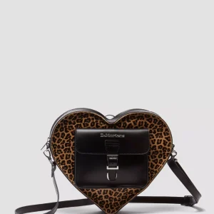 Heart Bag Leopard Kiev Leather Backpack