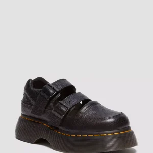 Buzz Milled Napa Leather Mary Jane Shoes