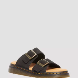 Josef Suede Slide Sandals
