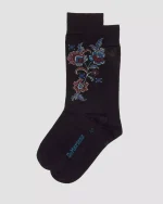 JACQUARD SOCK ORGANIC COTTON BLEND SOCKS