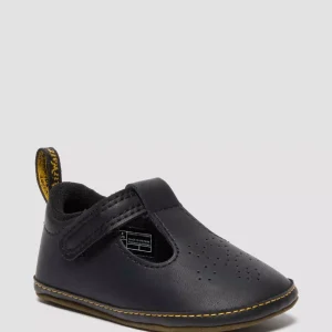 NEWBORN POLLEY PU-COATED LEATHER MARY JANE SHOES