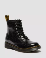 JUNIOR 1460 GLITTER PATENT LEATHER BOOTS