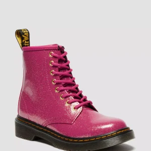 JUNIOR 1460 GLITTER PATENT LEATHER BOOTS
