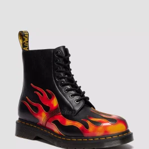 1460 PASCAL FLAME Arcadia Rub Off Leather Boots