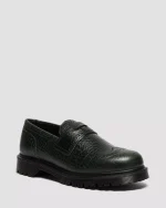 PENTON BROGUE Emboss Leather Loafers