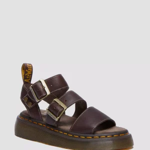 Gryphon Quad Grizzly Leather Sandals