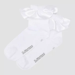 Satin Frill Socks Organic Cotton Blend