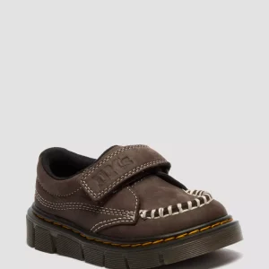 Toddler Raffe Strap Tumbled Nubuck Moc Toe Shoes