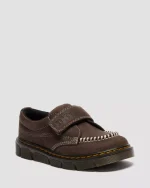 Junior Raffe Strap Tumbled Nubuck Moc Toe Shoes