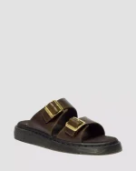 Josef Wyoming Leather Slide Sandals