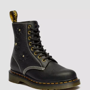 1460 Pascal Flower Grizzly Leather Boots