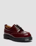 Lowell Lacquered Leather Moc Toe Shoes