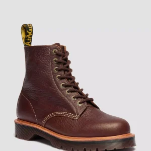 1460 Wild Grain Leather Lace Up Boots