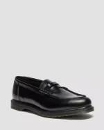 Mayfare Polished Smooth Leather Penny Loafers