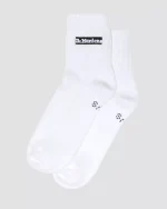 Short Athletic Logo Socks Organic Cotton Blend