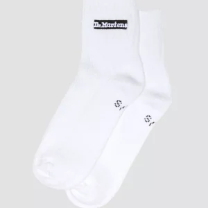 Short Athletic Logo Socks Organic Cotton Blend