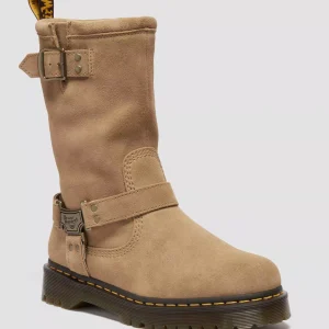 Anistone Hi Suede Biker Boots Suede Biker Boots