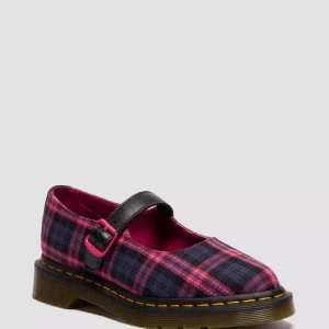 ELPHIE MJ Tartan Mary Jane Shoes