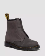 1460 LACELESS Nubuck Slip On Boots