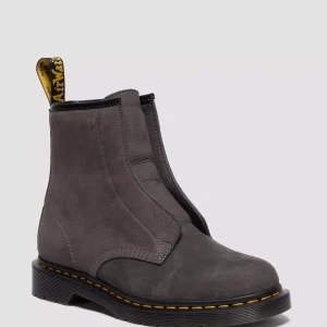 1460 LACELESS Nubuck Slip On Boots