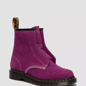 1460 LACELESS Nubuck Slip On Boots