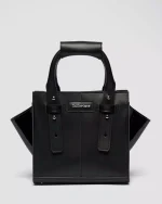 SMALL LEATHER TOTE BAG Kiev & Patent Lamper Leather Bag