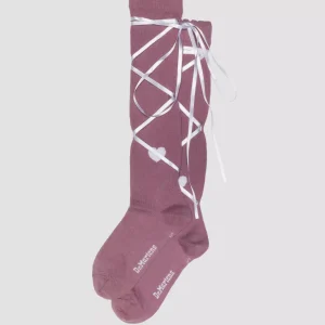 LONG LACE UP SOCKS Organic Cotton Blend