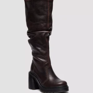 Kasey Kinsley Leather Knee High Heeled Boots