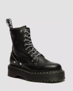 Jadon Monochrome Sendal Leather Platform Boots